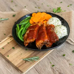 Pebbles BBQ Back Ribs Dinner